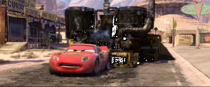 cars - McQueen and Bessie.. =)
