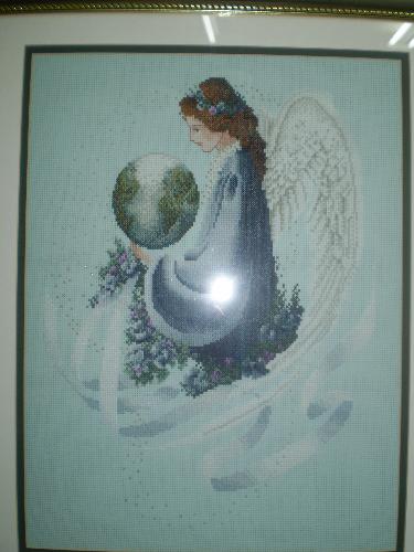 earth angel - my first cross stitch
