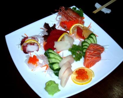 Colorful variety of Sushi - The most colorful appetizing variety of Sushi that I ever come across. In one of my favorite Japanese restaurant on my farewell day.
