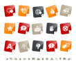 internet and blogging - symbols for internet and blogging