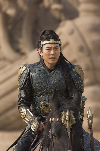 Jet Li in The Mummy: Tomb of the Dragon Emperor - The Mummy: Tomb of the Dragon Emperor.Jet Li plays as the Dragon Emperor