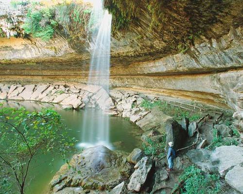 Hamilton Pool - It is a beautiful place, it wasn't a park when we went, but it is now