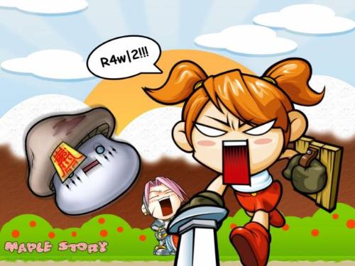 Atttack - Warrior Girl Attacking