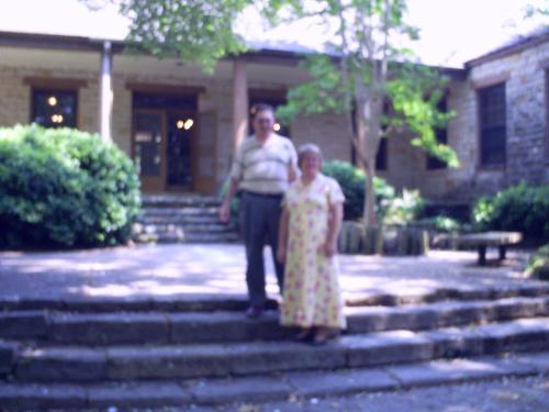 Mark and his aunt - Amanda took this picture of Mark and his aunt yesterday at the family reunion. Mark and his aunt - Amanda took this picture of Mark and his aunt yesterday at the family reunion.