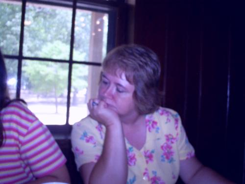 Mark's cousin Sarah - Taken yesterday when Amanda went with Mark to his family reunion.