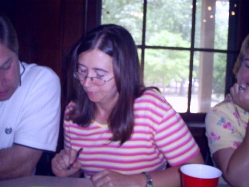 Mark's cousin Kim - Taken by Amanda yesterday at Mark's family reunion.
