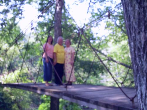 Kim, Sarah and Aunt Ressi - This was taken by Amanda yesterday also at Mark's family reunion.