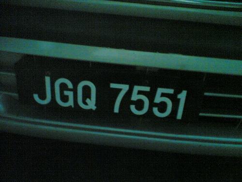 Car plate number - My car plate number