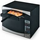 Microwave - microwave and bakes pizza