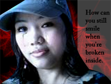 BEiNG EMOTiONAL... - ..sometimes, no matter how you try to fake a smile, you just can't hide the tears that are swelling out of your eyes and the feeling that is about to explode. Being hurt doesn't mean your weak..and crying only means you're expressing how you feel.  So I'm asking...HOW CAN YOU STiLL SMiLE WHEN YOU'RE BROKEN iNSiDE...? :(