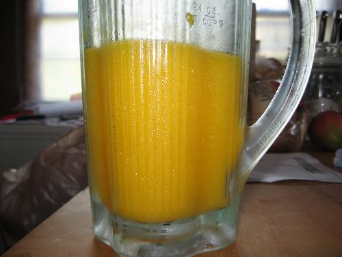 drinks - yummy mango shake!