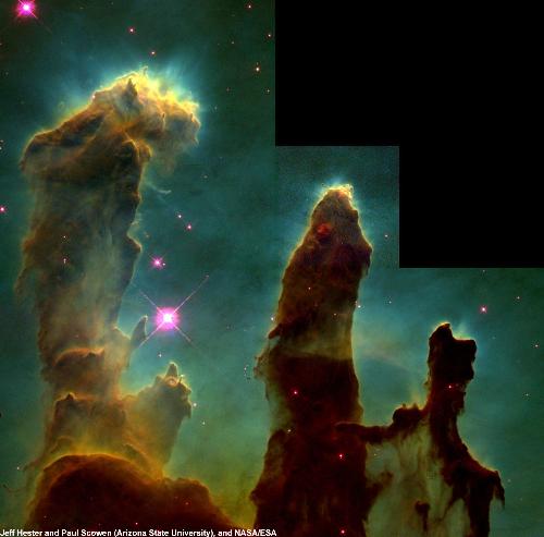 the best of hubble - too cool. some where is space. 