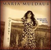 Lousiania Blues Vocalist Maria Muldaur - The Album Cover of Lousiania Blues Vocalist, Maria Muldaur's 25th Album, Richland Woman Blues. Origionaly released in Feb. of 2001 on the Stony Plain Music Label, several guest artists are featured: Alvin Youngblood Hart, Taj Mahal, California blues guitarist Roy Rogers, Dave Mathews, Bonnie Raitt and Tracy Nelson. The Ablum features classic blues songs like 'My Man Blues' and 'Put it Right Here'.