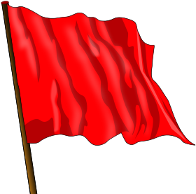 Communist Red - The red flag symbolising Communism