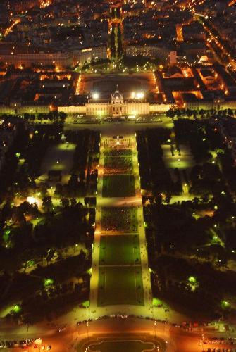 View from the top of the Effile Tower! - Really breath taking view when you go to the top of the tower!