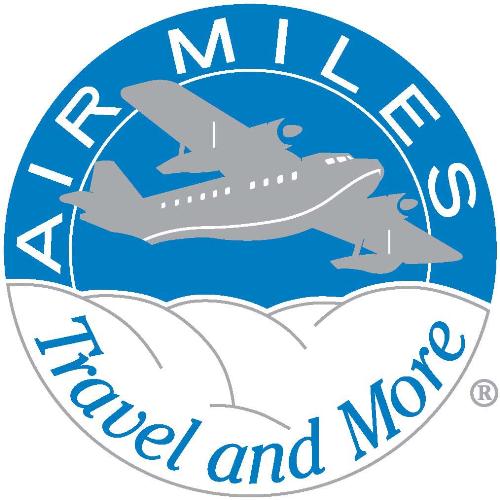 Airmiles points  - Airmiles points logo. My favourite points