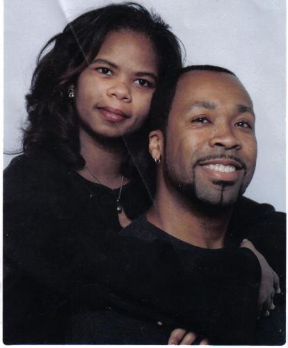 me and my husband - our picture for the news paper