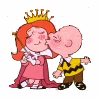 Charlie Brown & his love  - Charlie Brown & his girlfriend the red headed girl