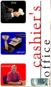 office cashier -  in charged of cash-in and cash-out