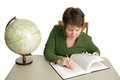 mature woman studying - photo of mature woman studying in library
