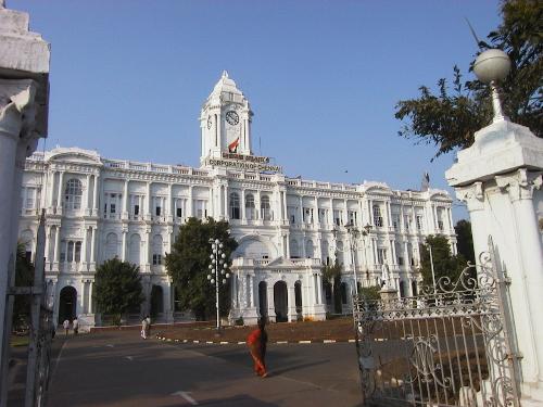 chennai - this is the corporation of chennai which is old building....