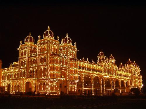 Mysore palace - This is a cool pic of Mysore Palace.