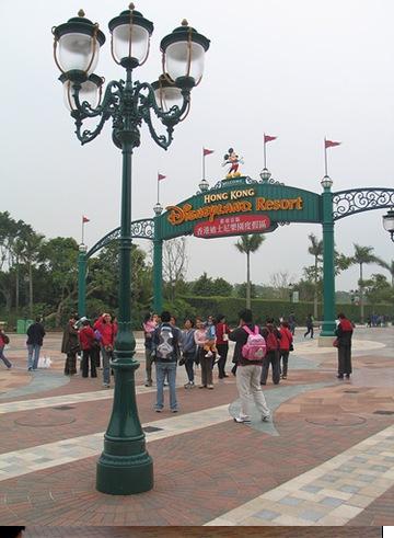 Hongkong Disneyland Main gate - Disneyland Entrance