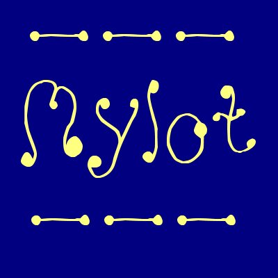 Mylot Graphic - A Mylot Graphic I made. Blue with Yellow Letters.