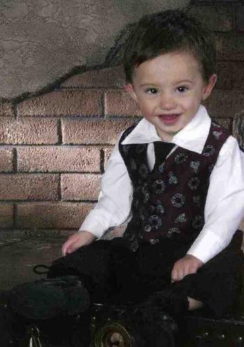 One fantastic kid! - My son, Robbie. (His first prfessional pic, at age 1.