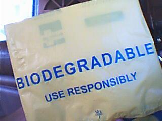 Good Plastics - When I was young I was taught in school that plastics were harmful to the environment but this one has caught my attention. It is a plastic bag for shoppers in SM,Philippines that is marked 'BIODEGRADABLE'. I don't know how they make their plastics but if it truly decomposes then I encourage other shopping malls and stores to do the same and do their share in saving Mother Earth too. Now There's no more excuse for fans of the more durable plastic.