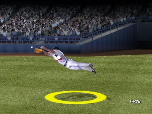 awesome catch!! - a shot of MVP baseball 2005 game.....