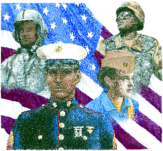 The people that keep us free. Let us honor them. - The flag means a lot to me. I am glad that we have the soldiers to help keep our grand country free. I salute the people in the services.