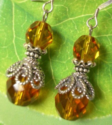 Honey Romance Earrings - available at http://pleasurearts.etsy.com