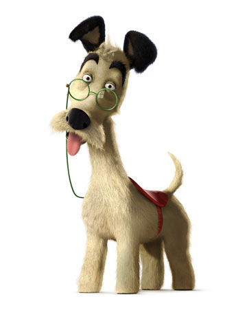 dog wearing glasses - Dog from 'meet the robinsons' movie