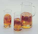 pitcher of ice tea - pitcher of ice tea and two glasses of tea