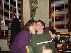 big kiss - A brief moment with my hubby