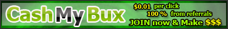 Cash My Bux (PTC Program) - Banner for the new program - CashMyBux