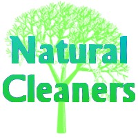 natural cleaners logo - This logo is blue and green to represent the earth and how we must remember to protect it as we go about our daily tasks.