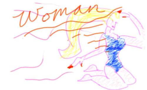 Woman - An artist's rendition of a woman.