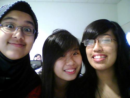 Waffle, Cheese and Ham!! - This is me and my 2 other class mates!! I'm called waffle if we are together!! so cool. and we have HCW day which is Ham, Cheese and Waffle Day!! Cool eh.  Oh and btw i have many many nicknames!!  If you wanna know more just email me. :)