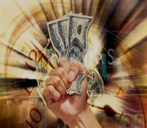 get paid for everything - get paid for everything. hand with money
