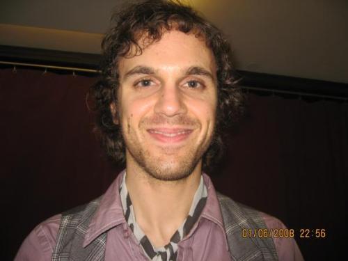 ethan mentzer!!! - this is a picture of ethan mentzer!! met him in singapore at the meet and greet session!! got his autograph!! :)
