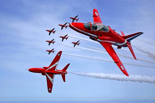 Red Arrows - Courtesy of the RN website