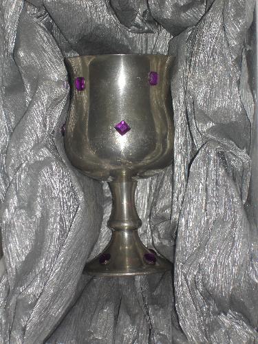 The Grail 2007 - The goblet I made into the Bolney Grail for the 2007 Fundraise Treasure Hunt. The Grail 2007 - The goblet I made into the Bolney Grail for the 2007 Fundraise Treasure Hunt.
