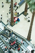 shopping mall - photo of excalators at shopping mall