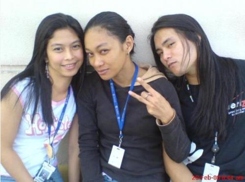 made friends - I made friends with these 2 punks at the office. ;p