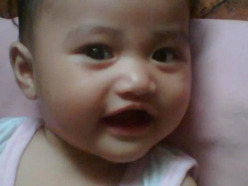 baby girl pauleen - our baby girl pauleen with a big smile in her face