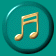 music icon - button music icon