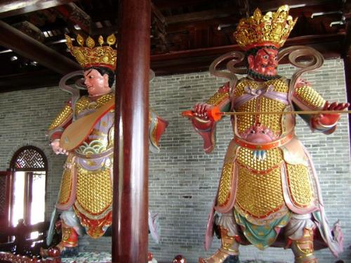 God - they are two chinese gods who help people to keep the devil away! at the sametime,they are handsome..