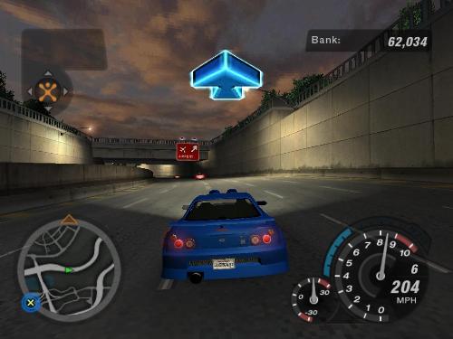 Need for Speed Underground 2 - Nissan Skyline GT-R in action.